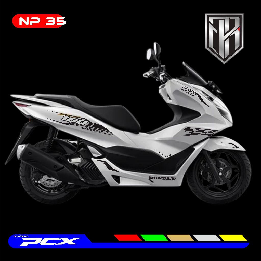 COD Cutting Sticker PCX - Aksesoris Motor Stiker Honda PCX 160 cc Skotlet mMotor - Sticker Striping 
