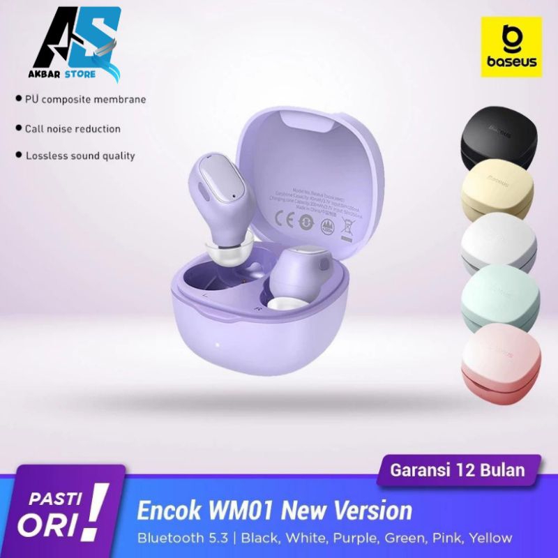 TWS BASEUS ENCOK WM 01 ORIGINAL