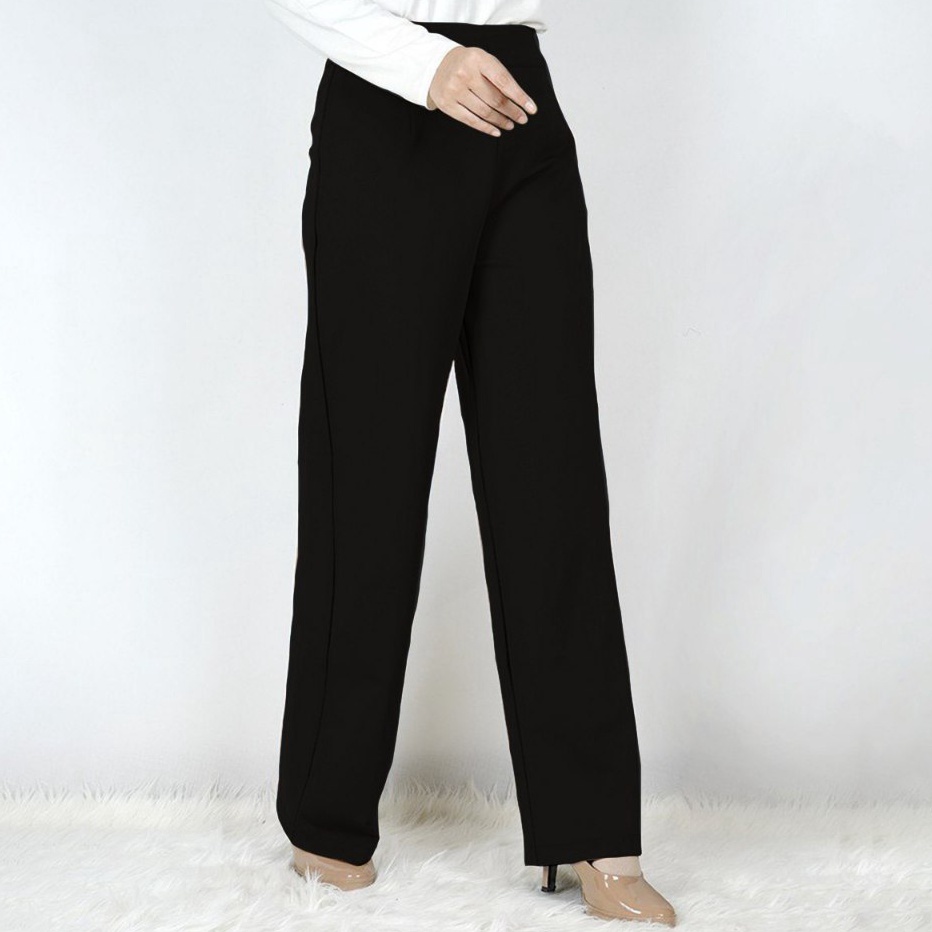 READY STOK Nobby  Kani Kulot Pants Bahan Spandex