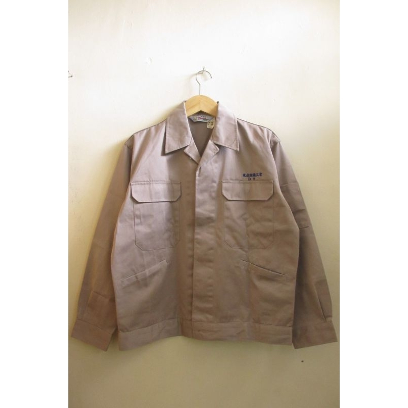 (COD)Atasan kemeja jacket outer pria warna coklat