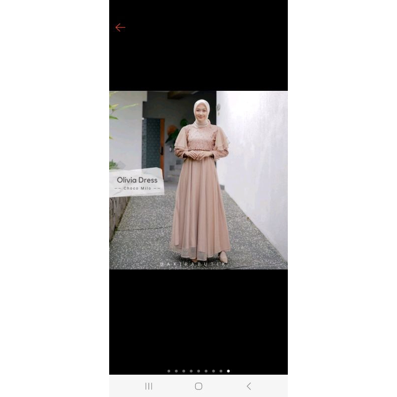 Olivia dress millo by akirabutik