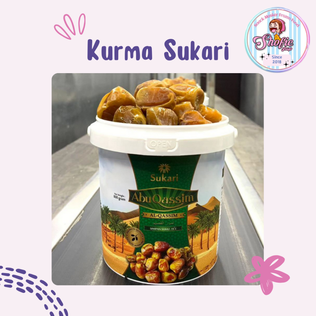 

Kurma Sukari Premium Ember 800 gram