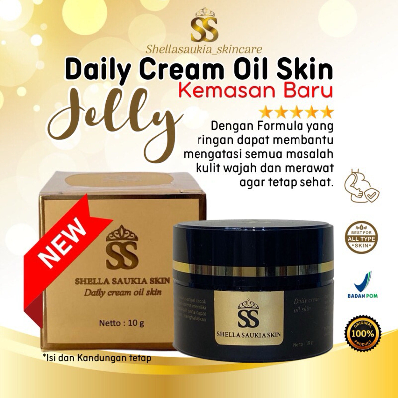 DAILY CREAM OIL SKIN (JELLY) SHELLASAUKIA SKINCARE ORIGINAL
