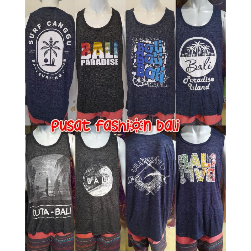 Singlet bali jumbo Kaos singlet bali Kaos singlet kata-kata bali Kaos singlet bali pria wanita