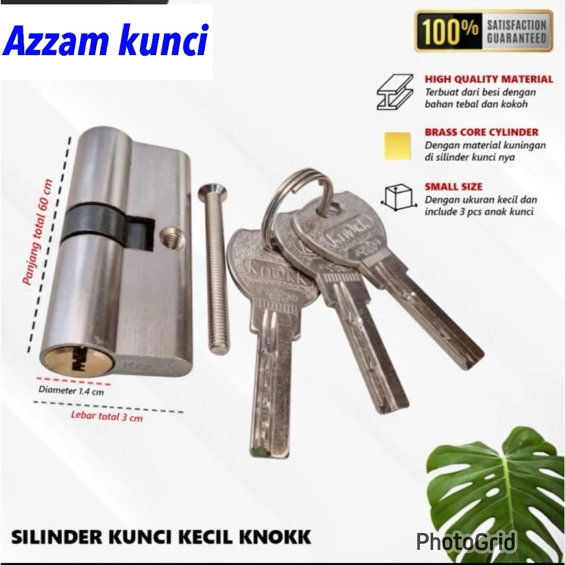 silinder kunci pintu ukuran kecil computer/ kunci pintu kecil kunci pintu medium sedang/ cylinder ku