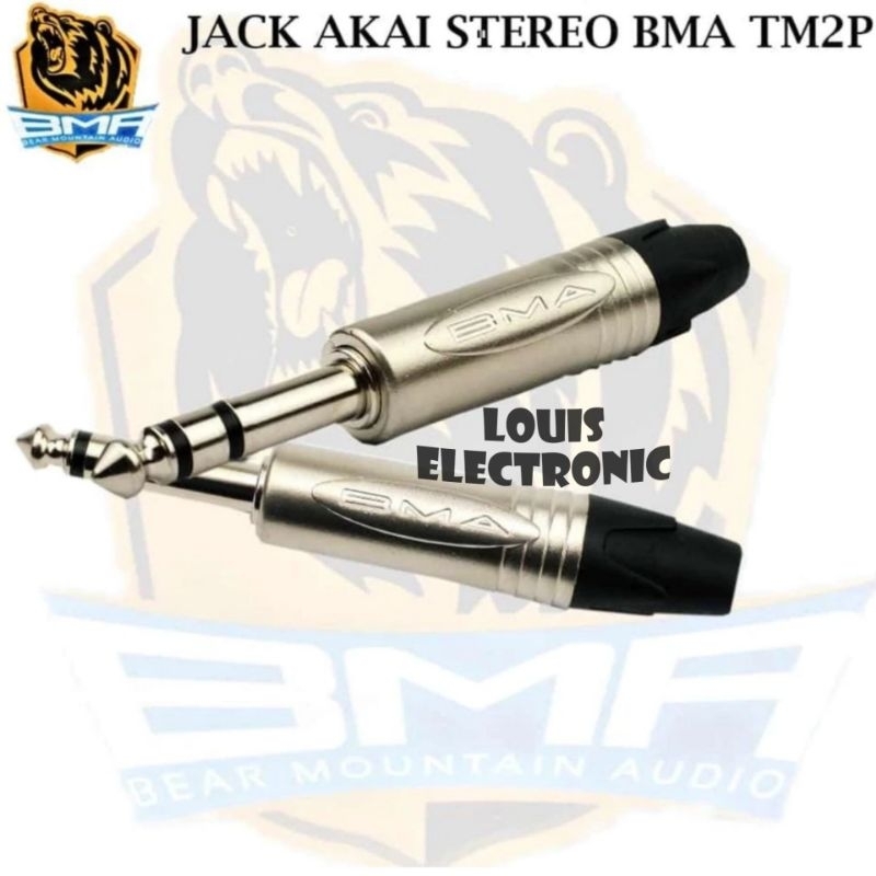 Jack Akai Stereo 6.5mm BMA Jeck Jek Akai Stereo BMA ORIGINAL