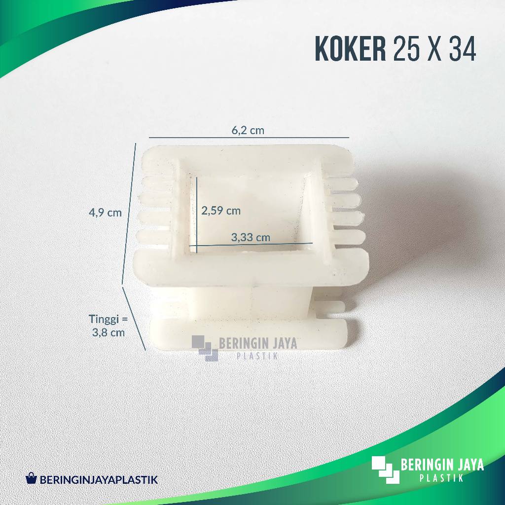 Koker Trafo Kotak 25x34 / Bobin Bobbin Dudukan Besi Plat Keren Kern Travo Tahan Panas Bahan Plastik 