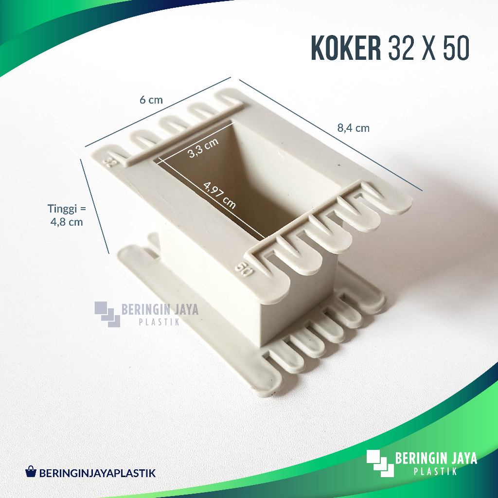 Koker Trafo Kotak 32x50 / Bobin Bobbin Dudukan Besi Plat Keren Kern Travo Tahan Panas Bahan Plastik 