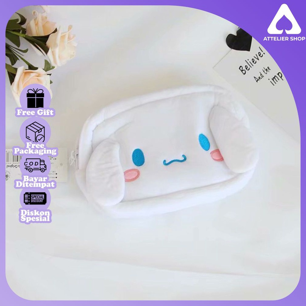 

ART D62X Tempat Pensil Bulu Sanrio Cute Pouch Kosmetik Make Up Pouch Serbaguna 9115191152