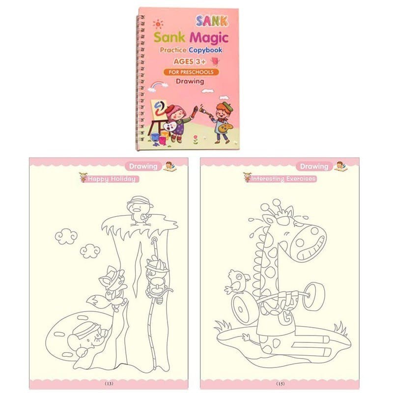 

Sank Magic Book - 3D Buku Belajar Menulis PAUD Angka Dan Huruf RB9