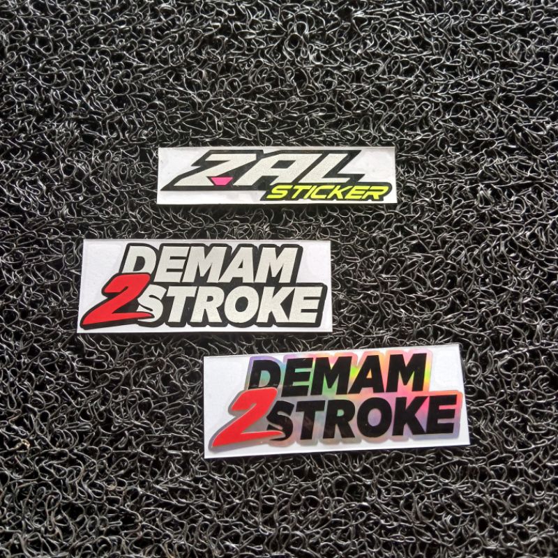 sticker demam 2stroke sticker cutting