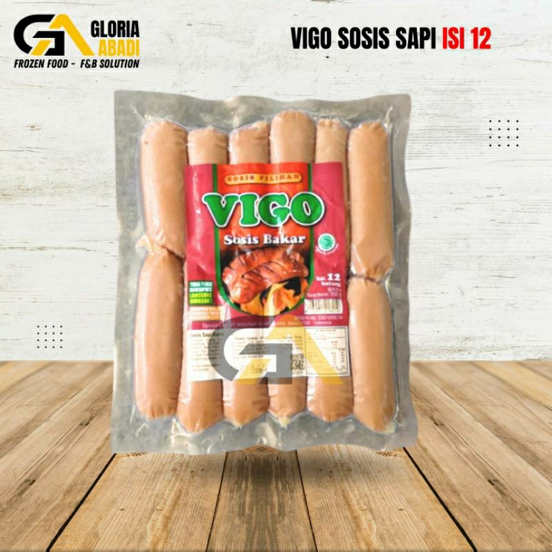 

Vigo Sosis Sapi Mini isi 12