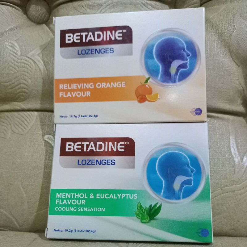 

PERMEN BETADINE™ LOZENGES 19,2g(isi 8 butir)