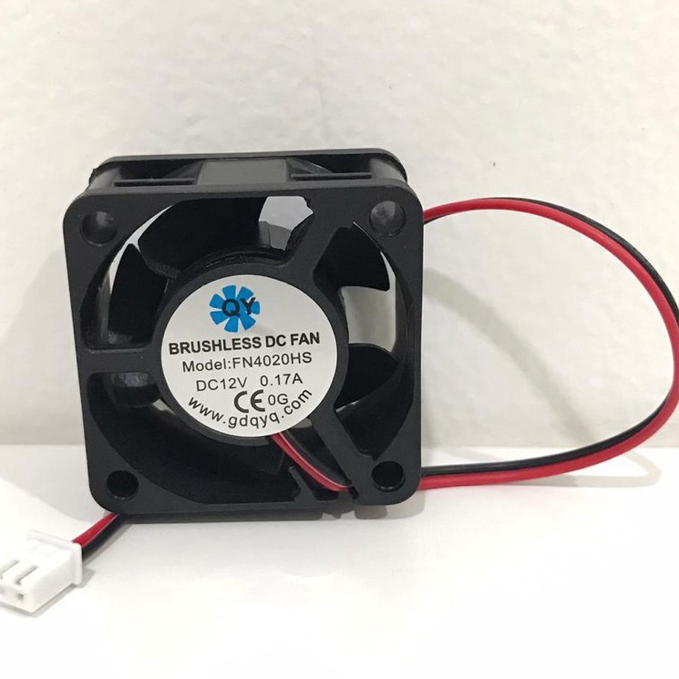 ORIGINAL Fan DC 12V 24V 4x4 cm  Kipas DC 12 Volt 24 Volt tebal 2 cm