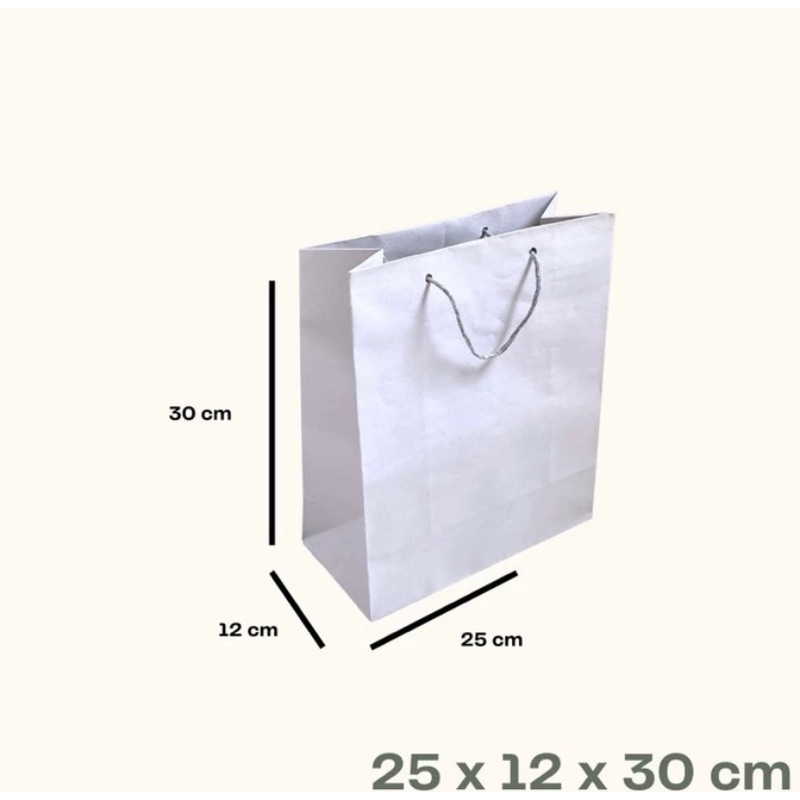 

paperbag putih polos