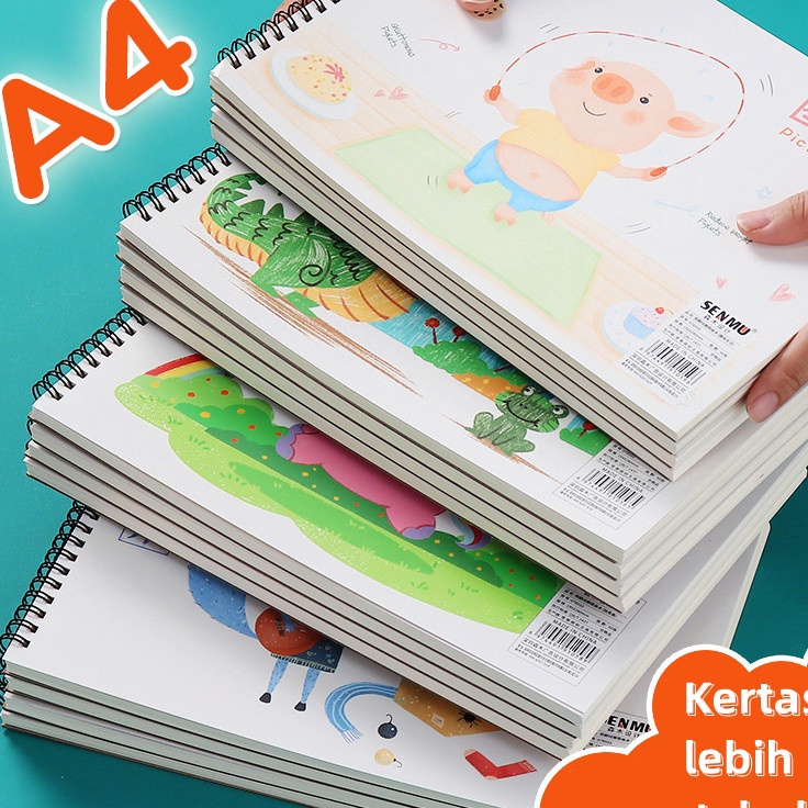 

Kualitas Tinggi WaterColor Book Kertas Buku Lukis 35 Lembar Buku Gambar Desain Melukis Water Colour Paper Cat Air Tebal 1gsm Lukis