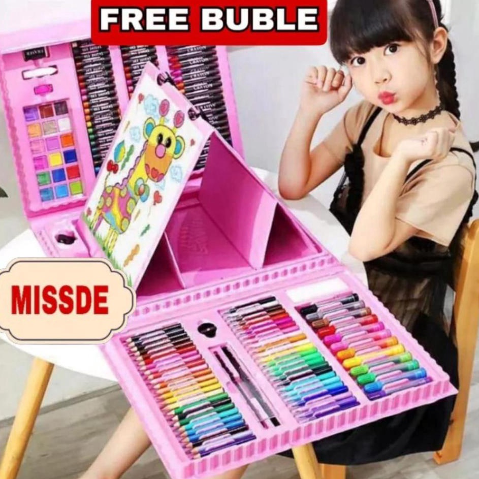 

Hadir Termurah Art Full Set Crayon 28 pcs Krayon Alat Lukis Anak Pensil Warna Cat Air Perlengkapan Mewarnai Set 15 pcs