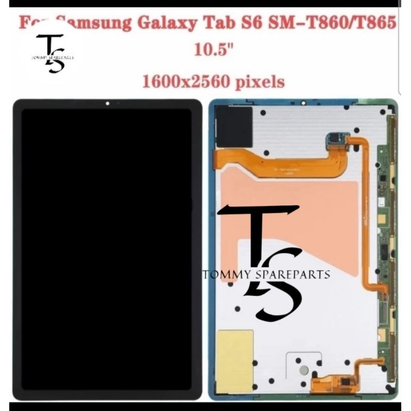 LCD TOUCHSCREEN SAMSUNG GALAXY TAB S6 T860 T865 10.5" INCHI ORIGINAL