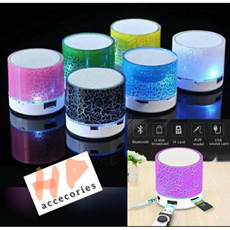 [COD] MP3 SPEAKER PORTABLE BLUETOOTH LED S10 MODEL RETAK LAMPU LED / MP3 MINI MUSIC PLAYER/ HEADSET 