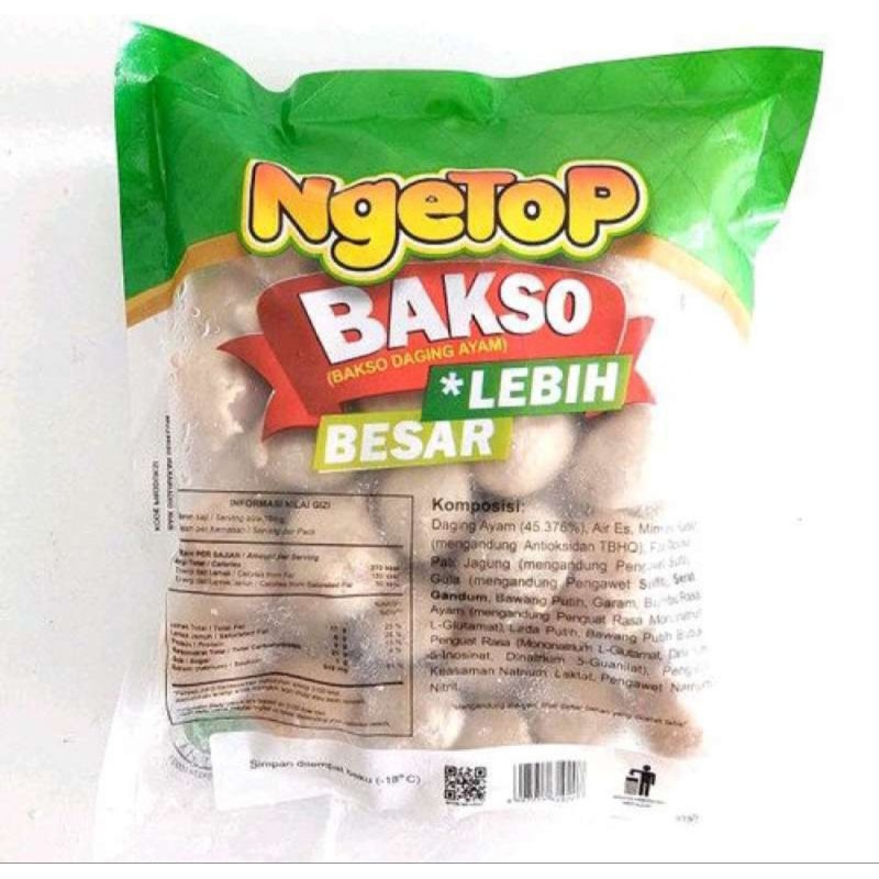 

Bakso Ngetop 500gr Termurah