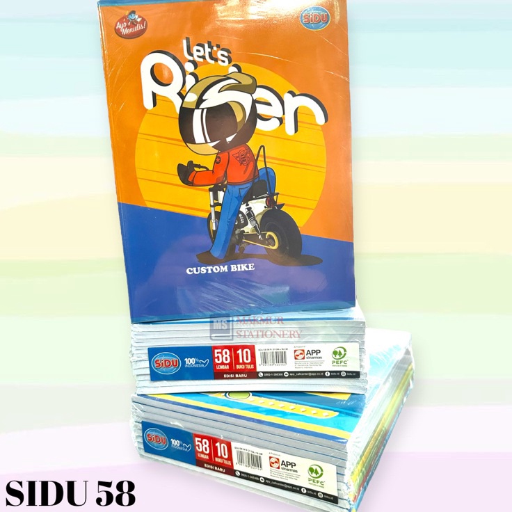 

Super Original Buku Tulis Kwarto Sidu 58 Pak