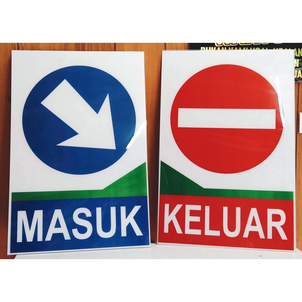 

ART K63U Custom Rambu Lalu Lintas Masuk In dan Keluar Out
