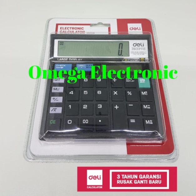 

KODE X7N6 Deli 39231 Calculator Check Correct Desktop Kalkulator Meja Office BUKAN CT512 CT 512