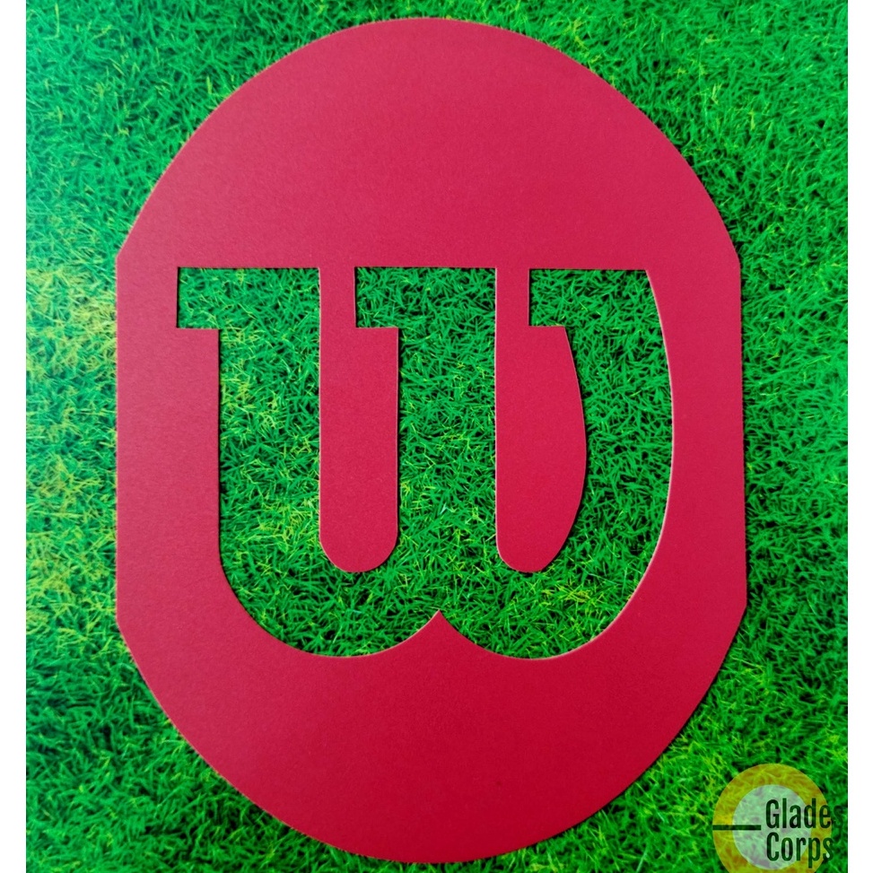 

KODE D9I9 Stencil Card Tenis Cetakan Logo Raket Tenis
