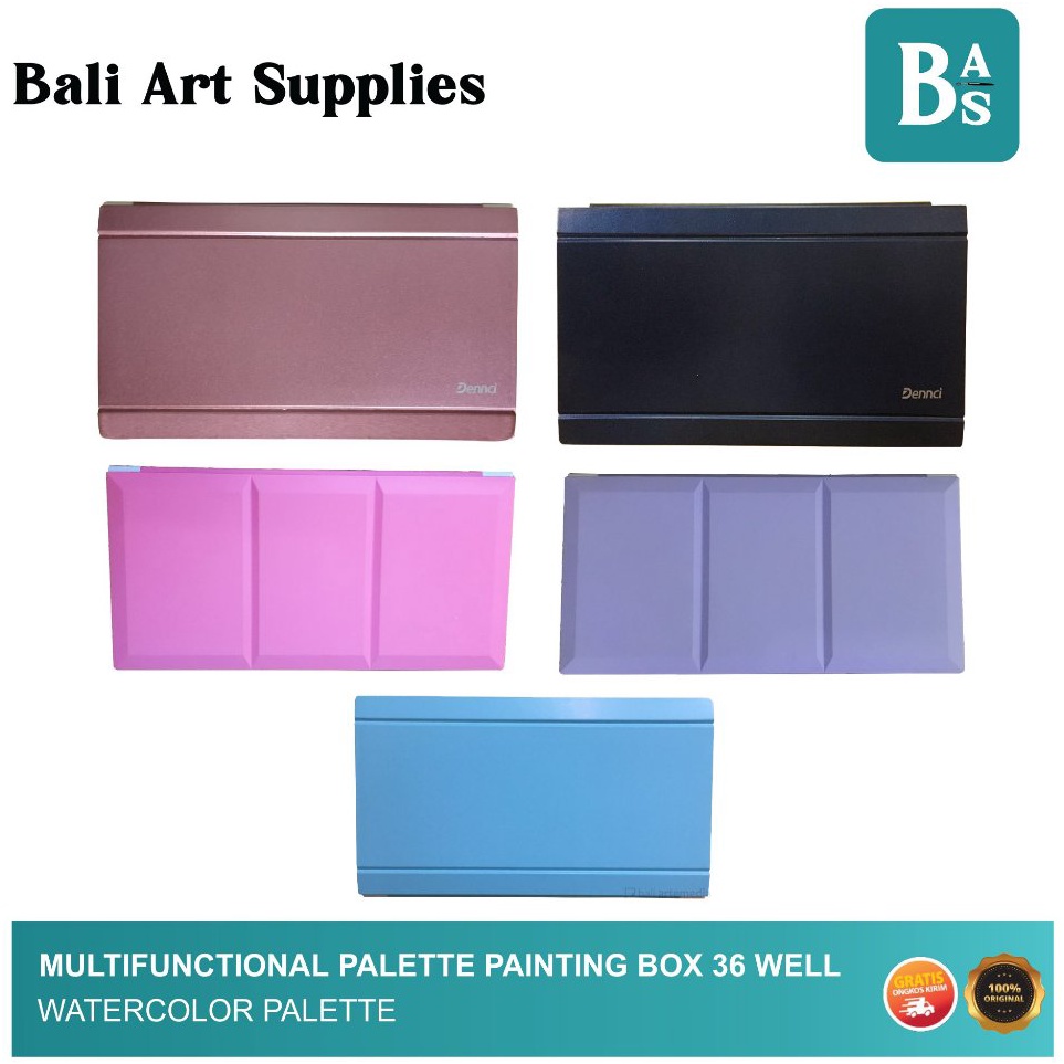

KODE S4X9 ABS Material Watercolour Painting Palette