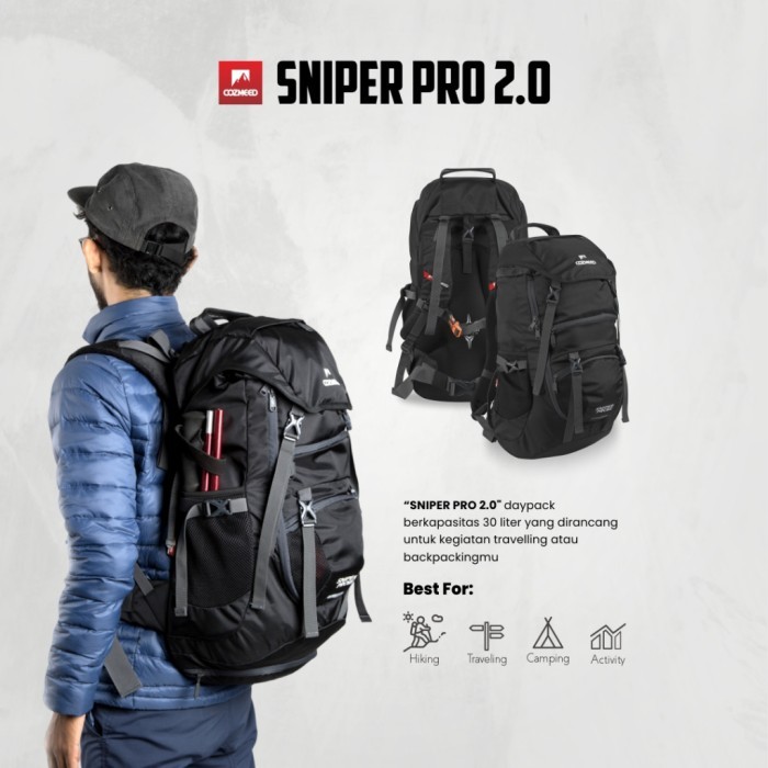 Tas Backpack Ransel Merk Cozmeed seri Sniper Pro 2.0 terlaris shopee