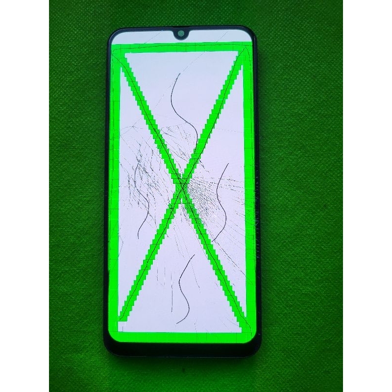 lcd sett tatakan samsung a50 ori copotan amoled minus 06