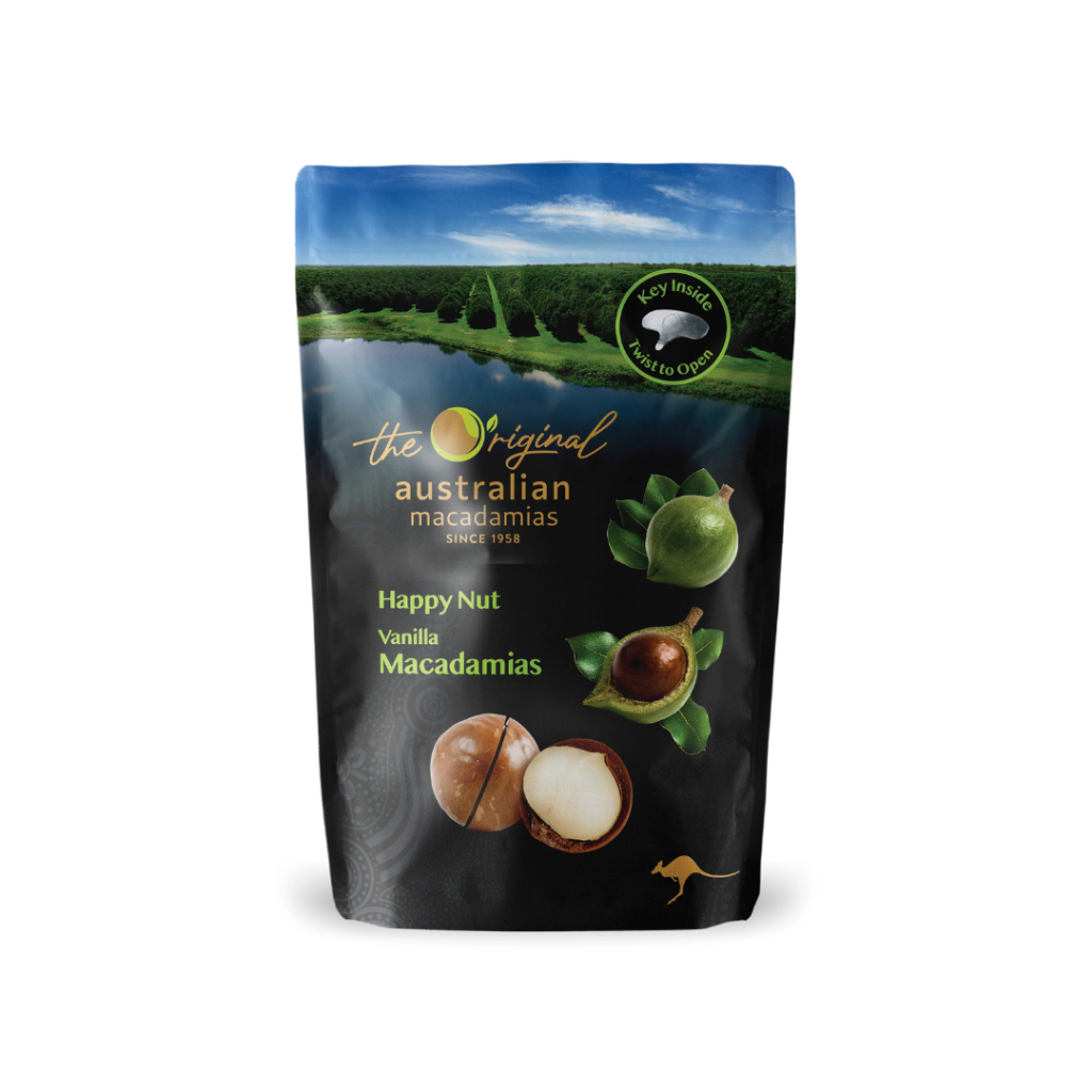 

Macadamia Happy Nut Vanilla 225gr | Snack Australia