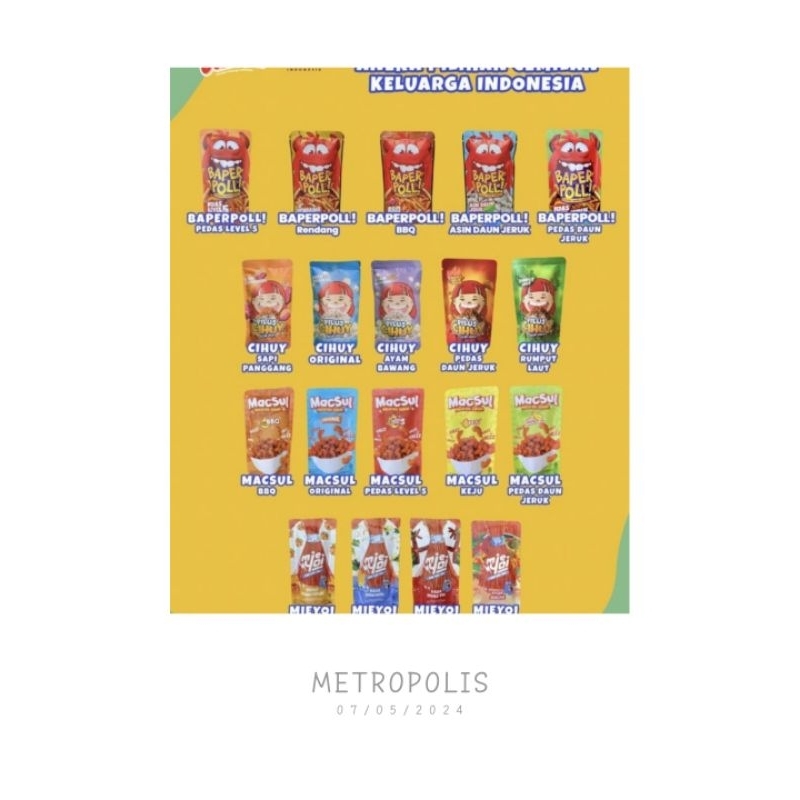 

Paket cekelin 5 pcs bisa mix rasa dan varian ( tulis varian dan rasa di CATATAN)