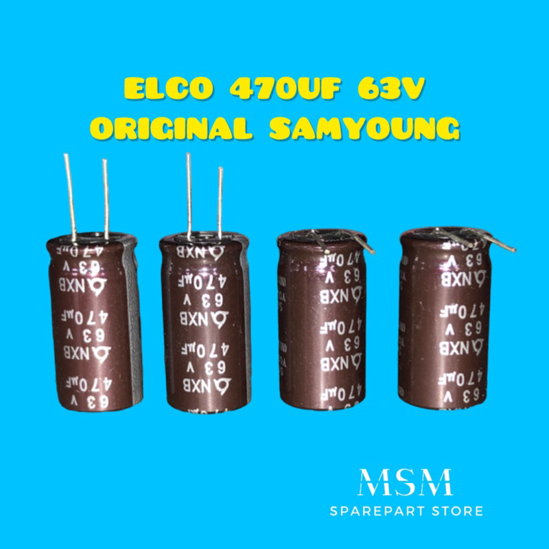 ELCO 470UF 63V ORIGINAL SAMYOUNG