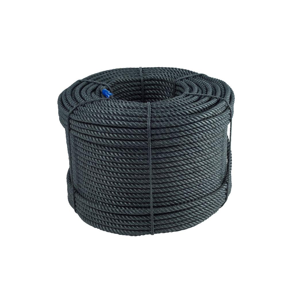 

Tali Plastik HDPE / Tali PE Polyethylene 14 mm +/- 220 Meter SEAGULL HITAM