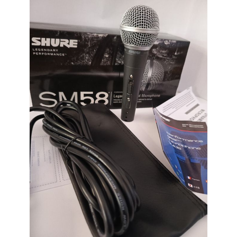 MIC/ MIKROFON KABEL SHURE SM 58( PROMO )