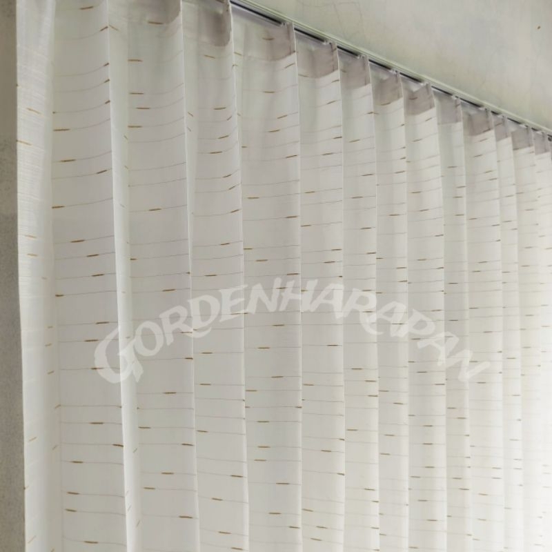 vitrase gorden tebal bahan impor tinggi 300cm