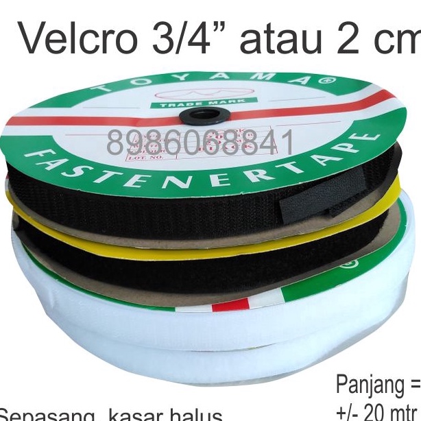 

KODE O9Q5 Perekat Velcro Magic Tape Kretekan 34 ROLL