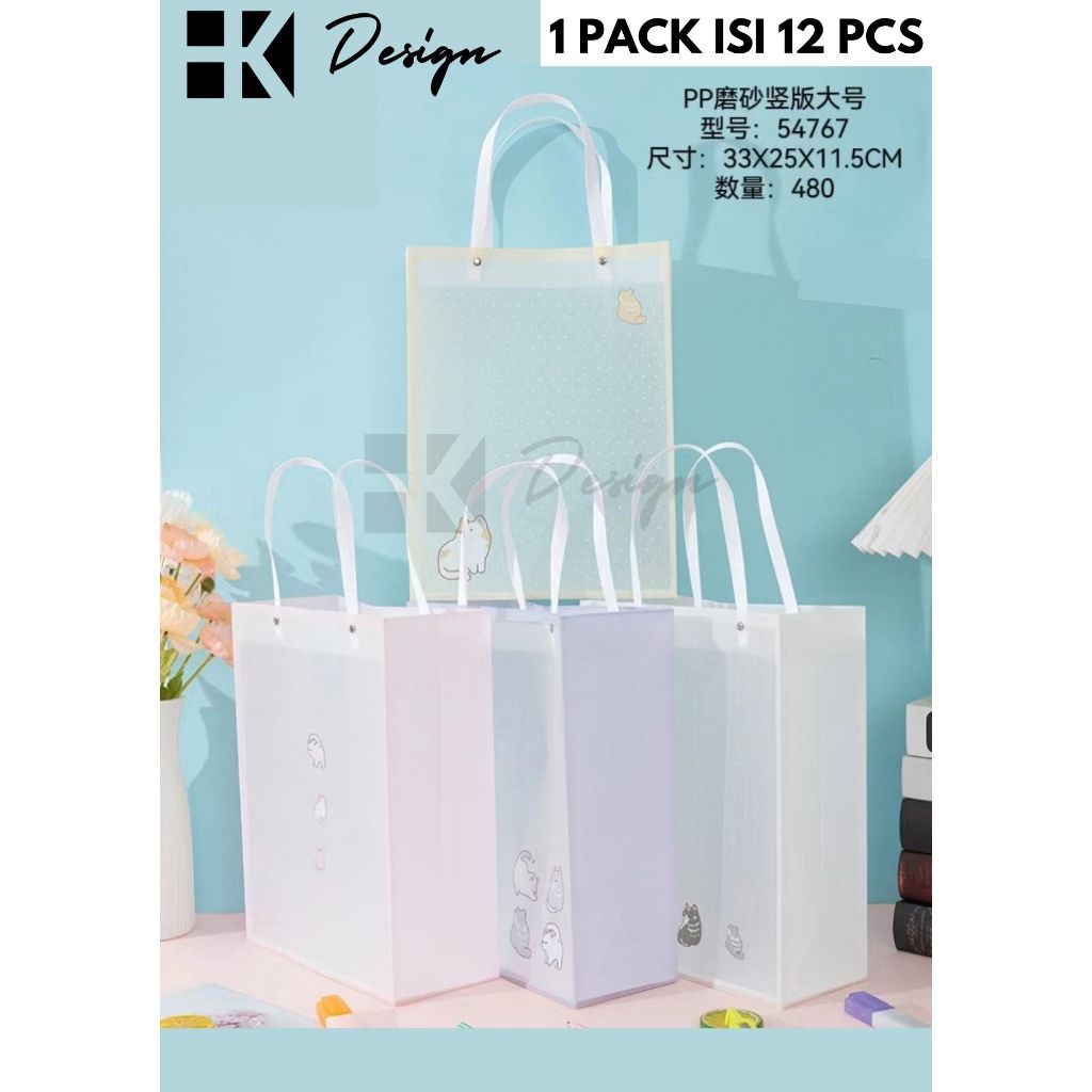 

[54767 12 PCS] PAPERBAG MOTIF UKURAN 33X25X11.5 TAS KADO ULANG TAHUN GOODIE BAG MOTIF