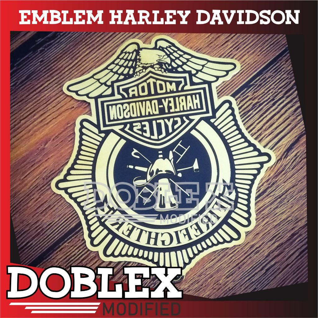 EMBLEM HARLEY DAVIDSON FIRE FIGHTERS