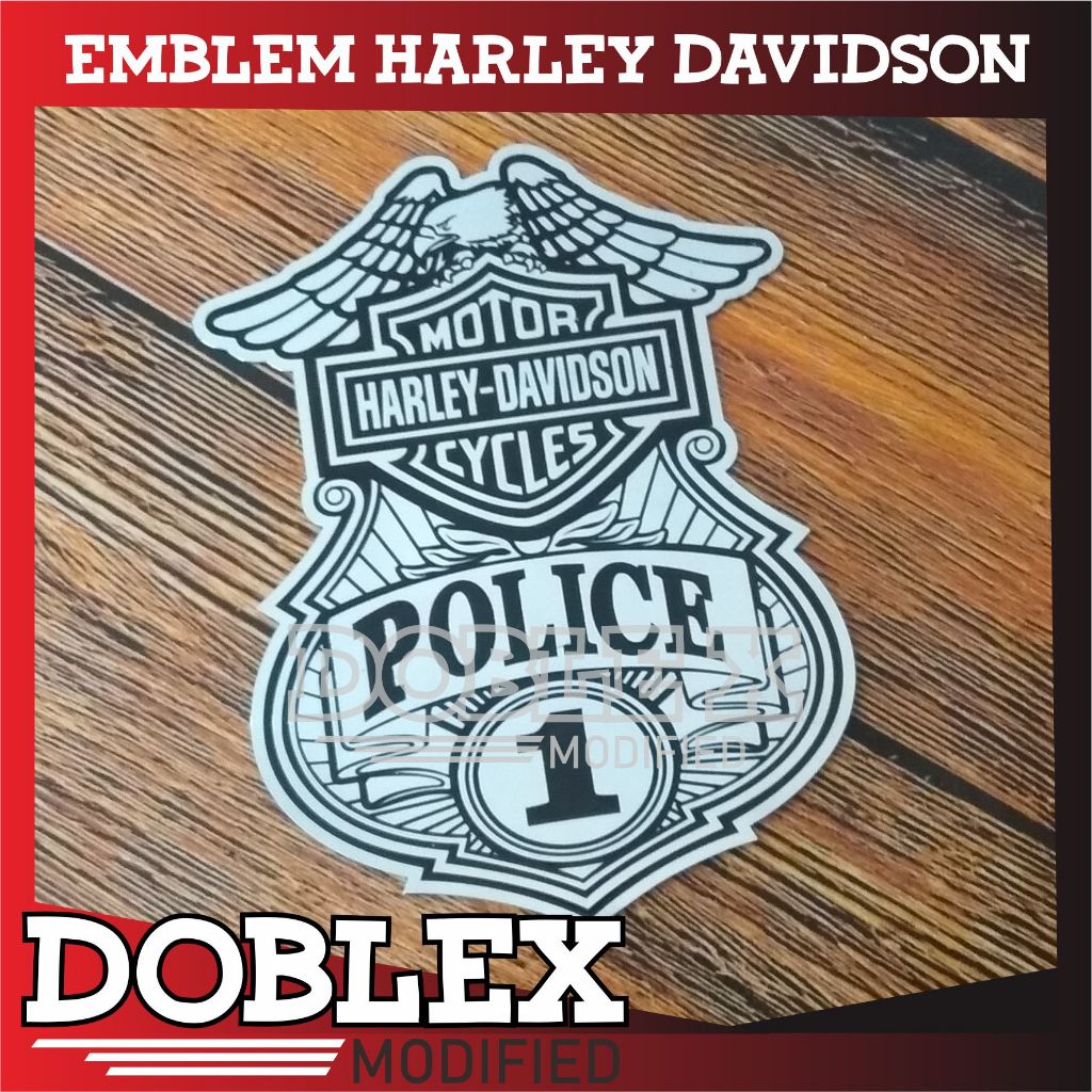 EMBLEM HARLEY DAVIDSON POLICE