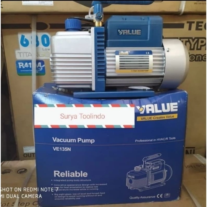 Vacuum Pump VALUE VE135N / Pompa Vacum VE 135 N / 1/3 PK