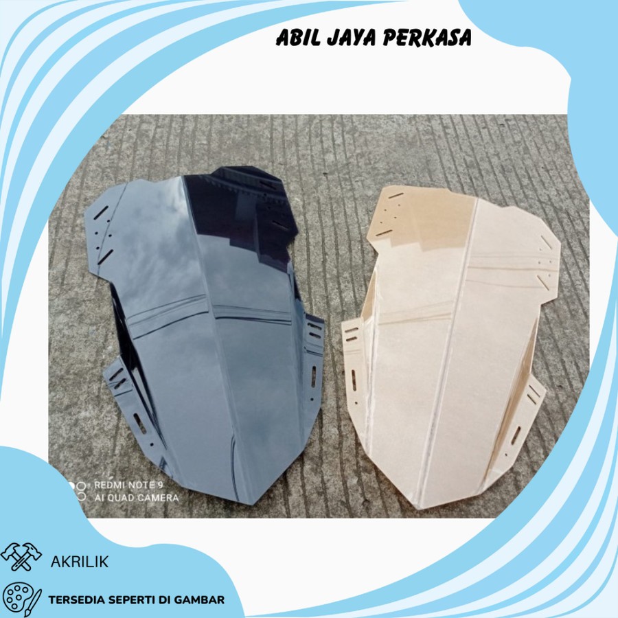 VISOR WINDSHIELD CUSTOM  HONDA VERZA 150 | NEW MEGAPRO VISOR VERZA VISOR TOURING VERZA MODIFIKASI 60