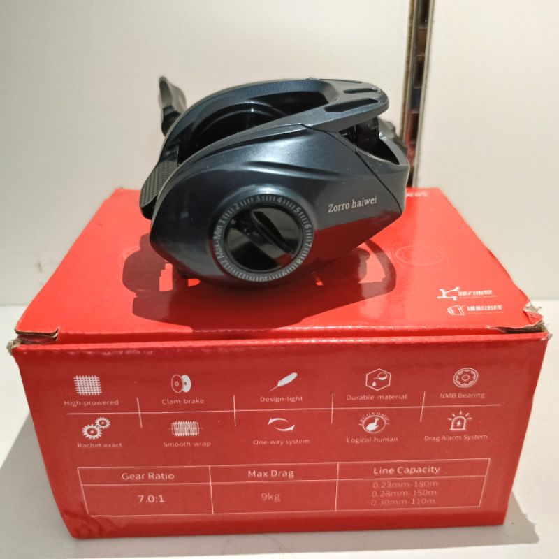 REEL BC ZORRO HAIWEI drag clicker