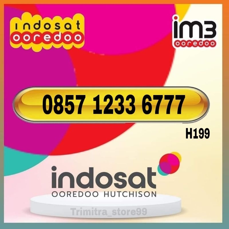 Nomor cantik indosat Hoki ilufa 168 & seri 805 Bos Kartu perdana indosat ooredoo 4g lte ilufa 168