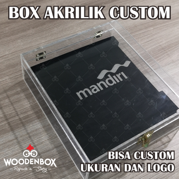 

Kotak Akrilik Serbaguna Bisa Custom Logo