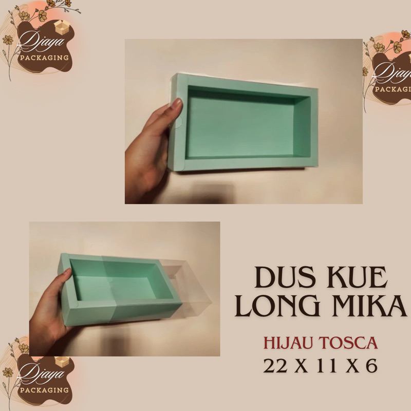 

Dus Kue Big Mika Hijau Tosca 22x22x6