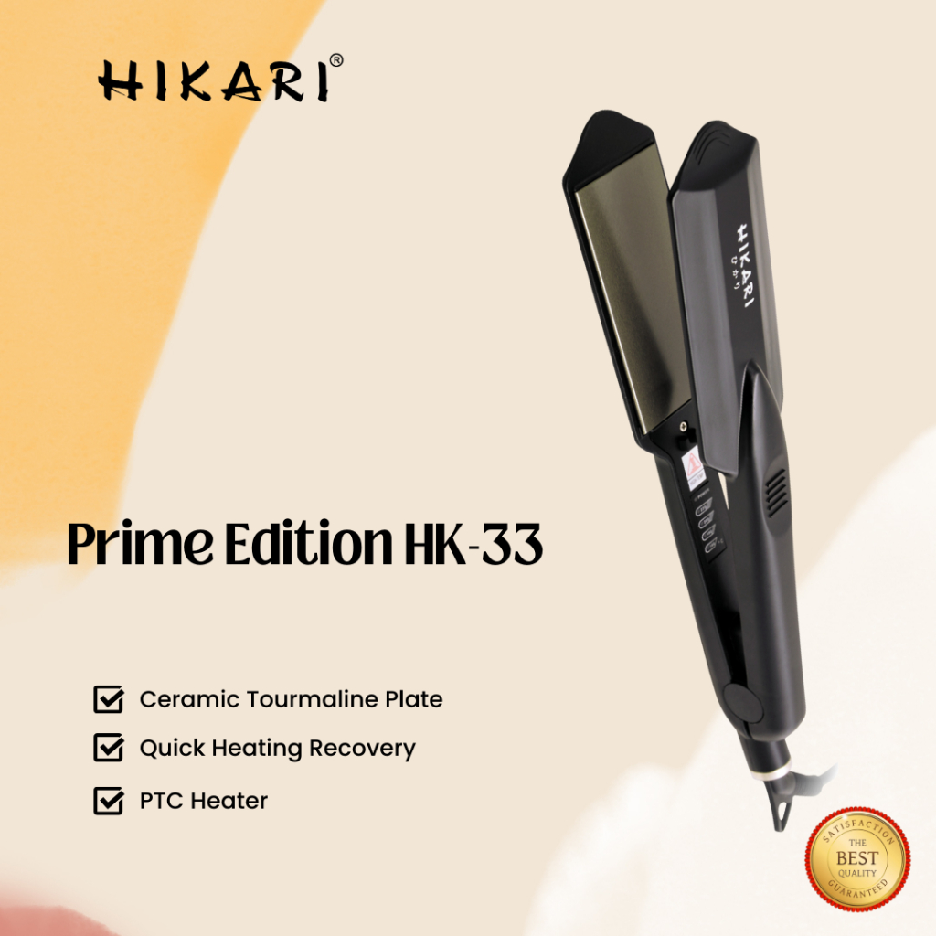 Hikari Hair Straightener PE-33 Catok Pelurus Rambut Straightening and Rebonding Salon Professional