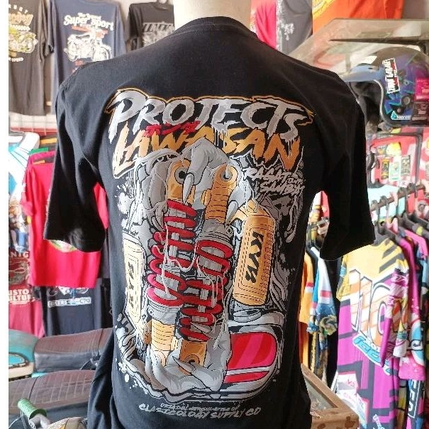 Kaos CB GL MP Tiger Herex KYB project lawasan
