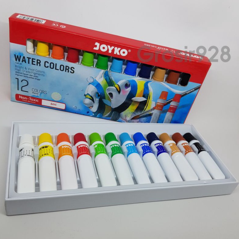 

ART U53B Water Colors Cat Air Joyko 12 warna